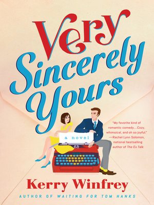 cover image of Very Sincerely Yours